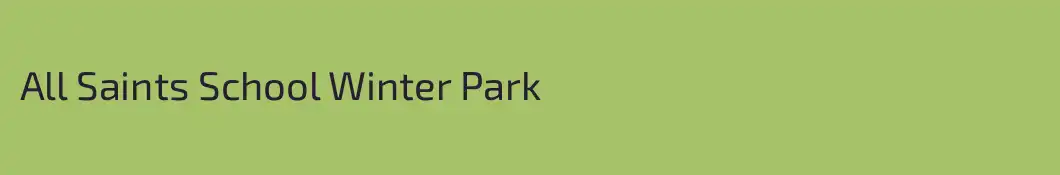 All Saints School Winter Park